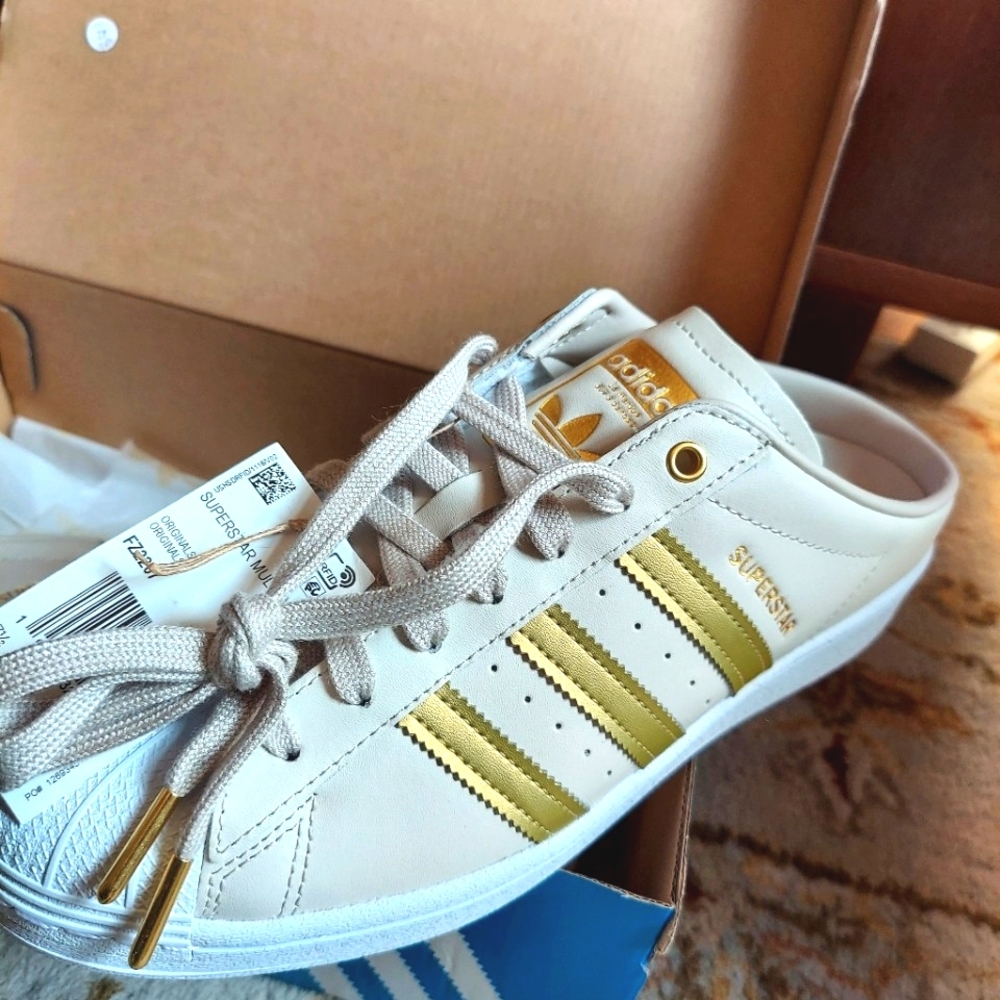 Brand new womens Adidas sneakers/slides